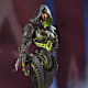 Ash's 'Biotechnic' cosmetic legendary skin in Apex Legends.